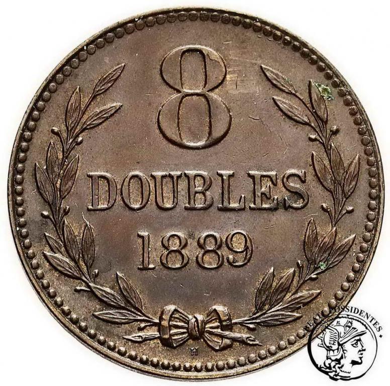 Guernsey 8 Doubles 1889 st. 2