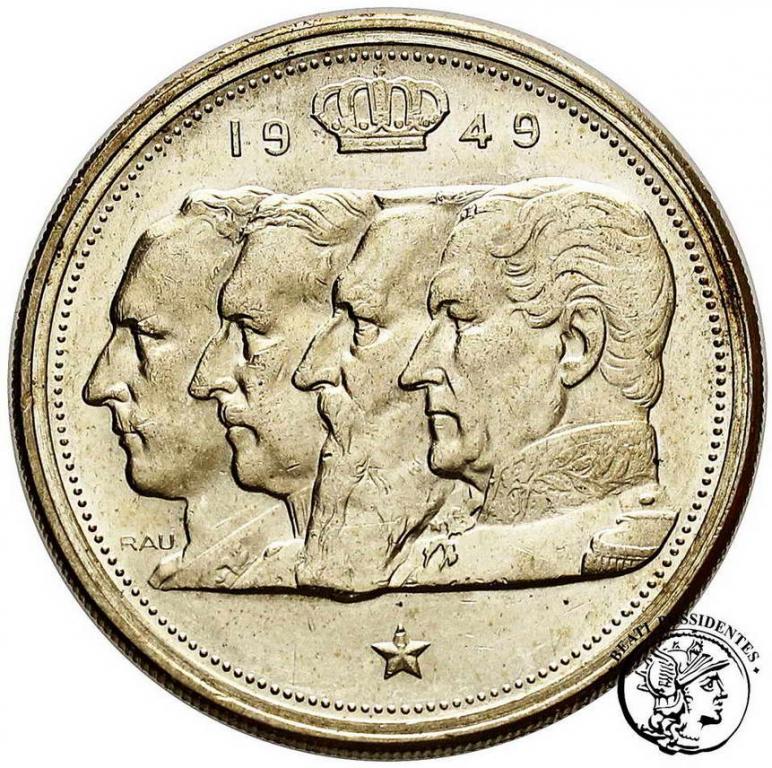 Belgia 100 Franków 1949 (franc) st. 3