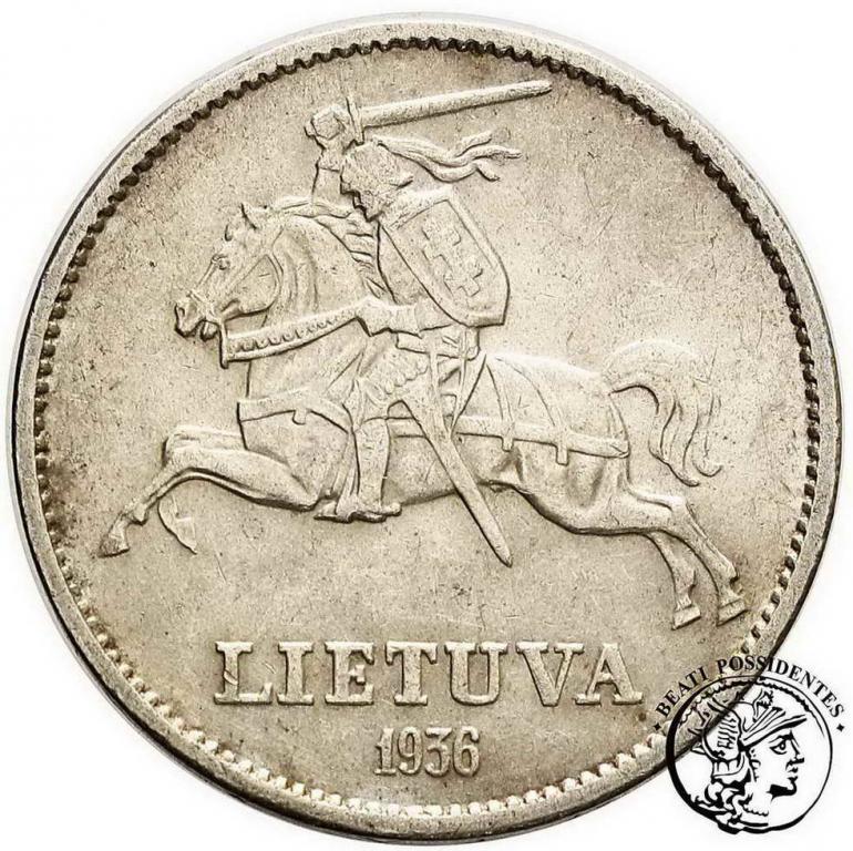 Litwa 10 litów 1936 st. 2-