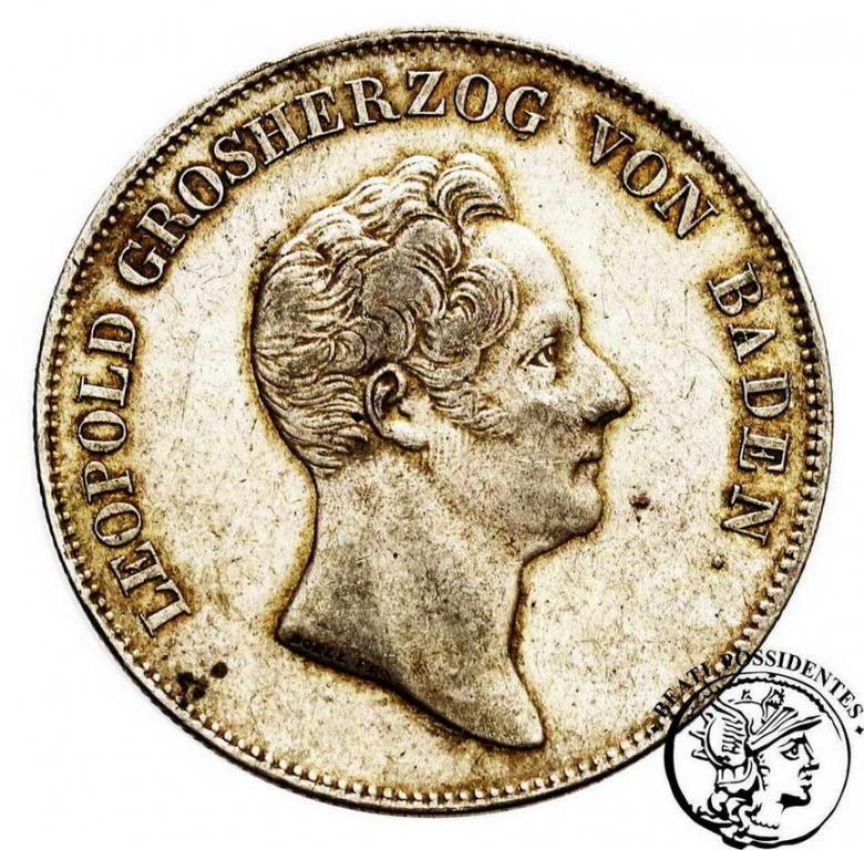 Niemcy Badenia 1 Talar 1837 st. 3+