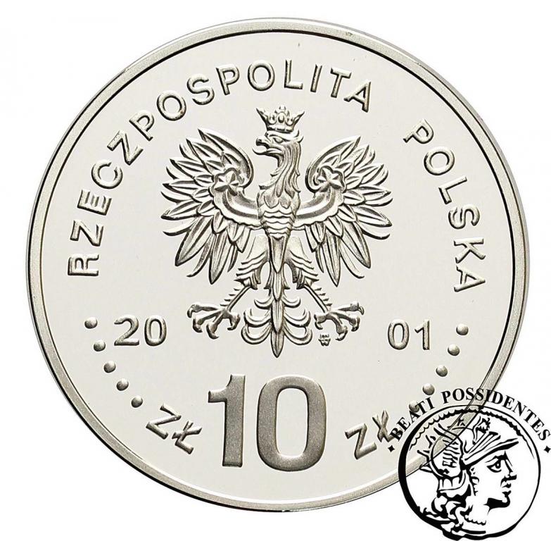 III RP 10 zł 2001 Jan III Sobieski półp. st. L
