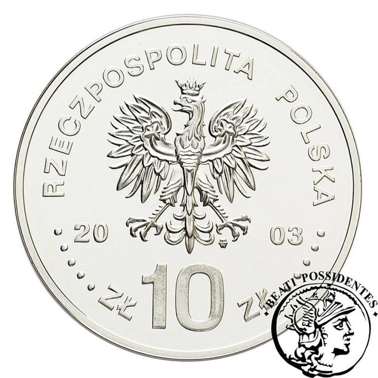 III RP 10 zł 2003 S. Leszczyński półp st. L