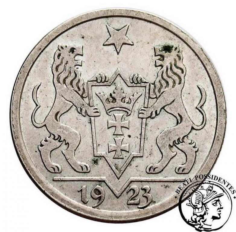W.M. Gdańsk 1 Gulden 1923 st.3+