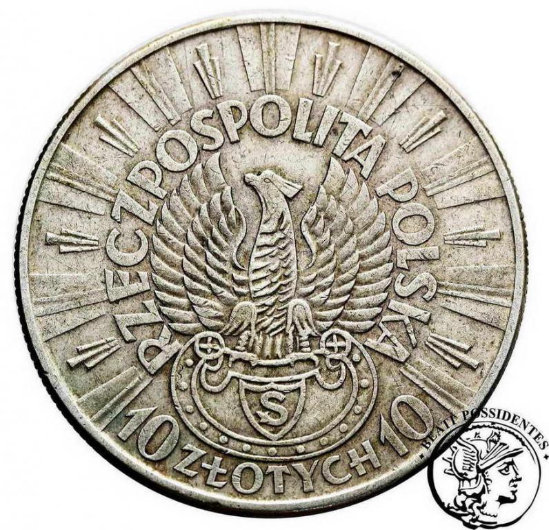 10 złotych 1934 ''S'' Piłsudski st.3