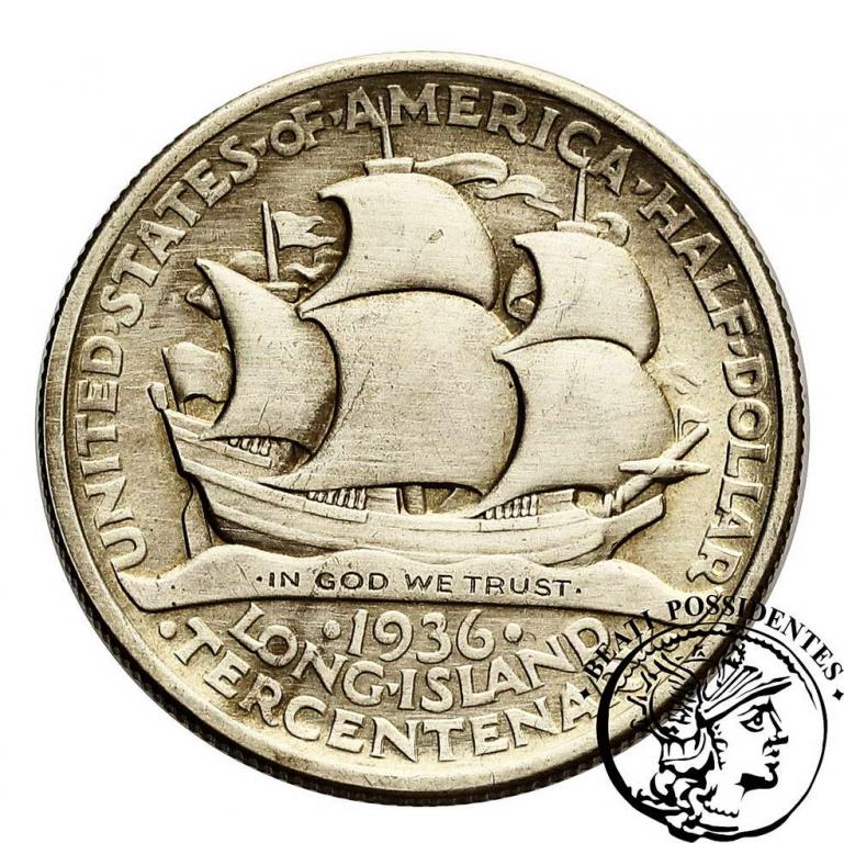 USA 1/2 $ Dolara 1936 Long Island st.3