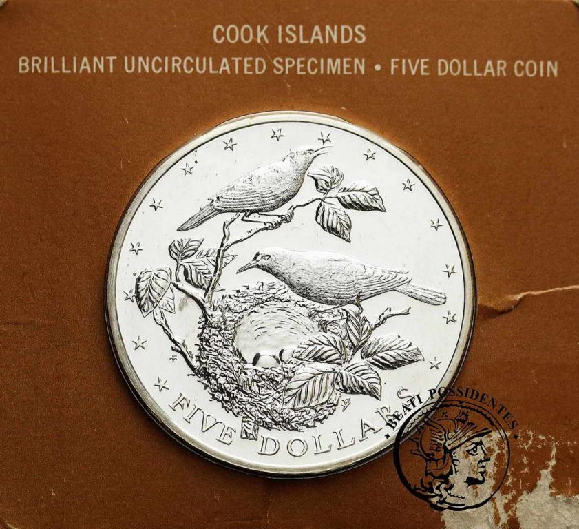 Wyspy Cooka 5 $ dolarów 1978 st. 1