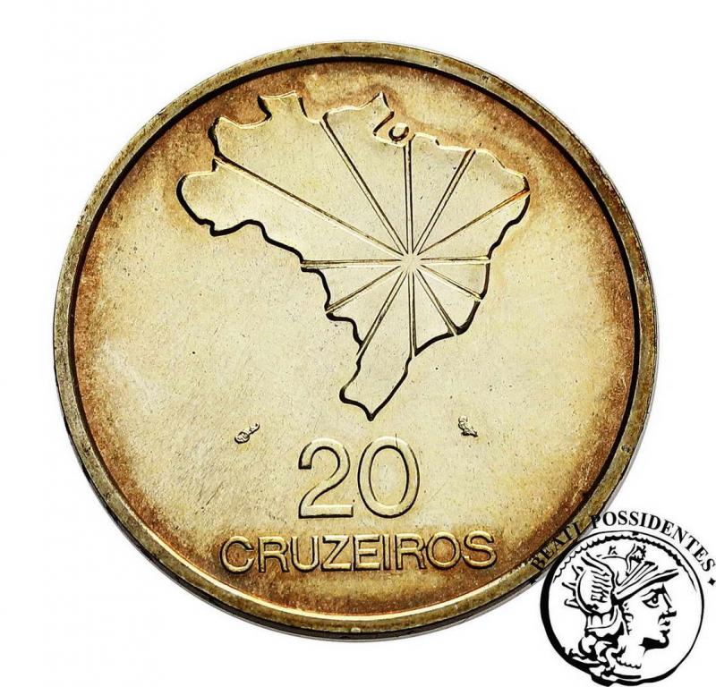 Brazylia 20 cruzeiros 1972 st. 1-