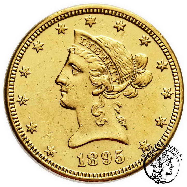 USA 10 $ Dolarów 1895 Philadelphia st.3