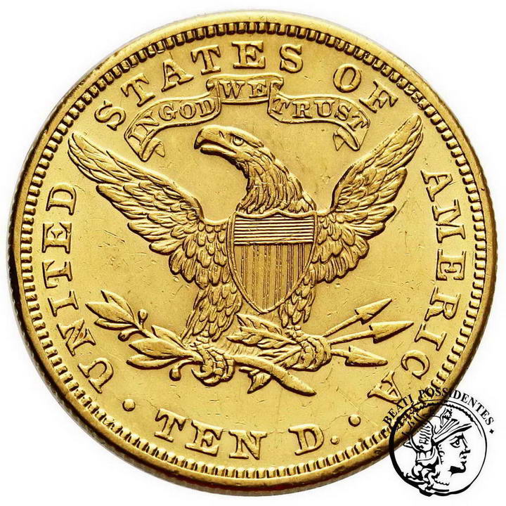USA 10 $ Dolarów 1895 Philadelphia st.3