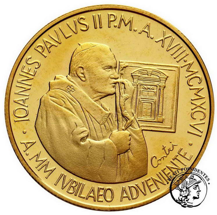 Watykan 100000 Lirów Bazylika św.Jana 1996 st.L-