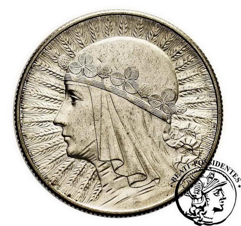 5 złotych 1933 głowa kobiety st.2+