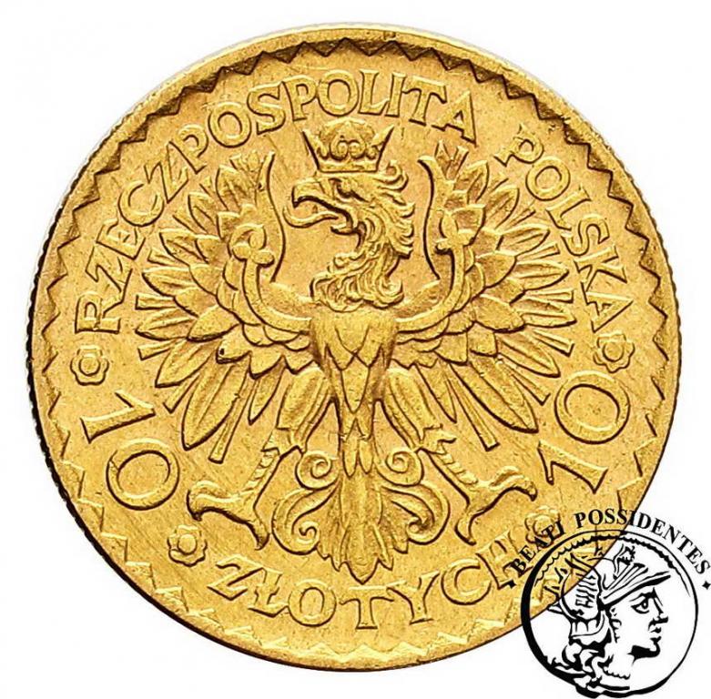 10 złotych 1925 Chrobry st.3+