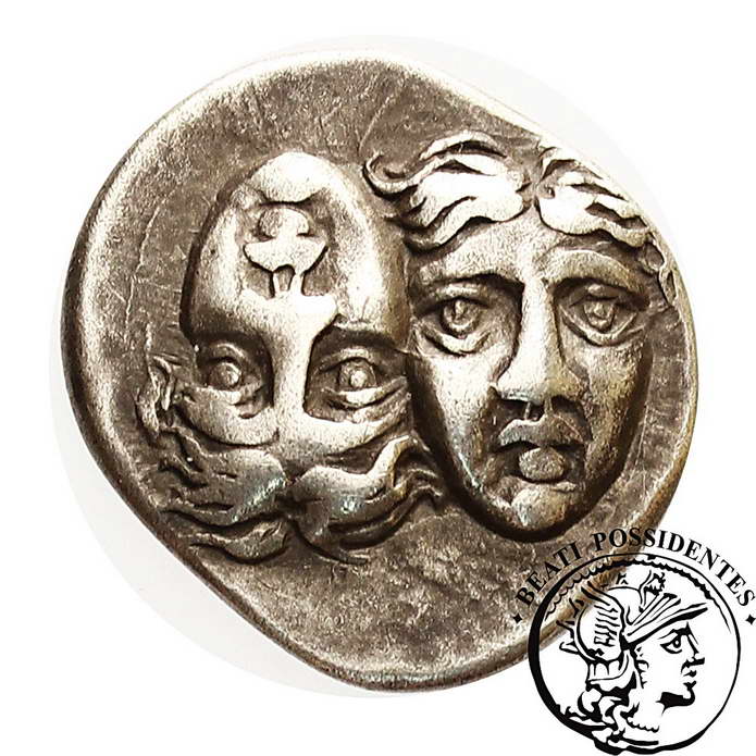 Grecja Moesia Istros AR-drachm st. 3+
