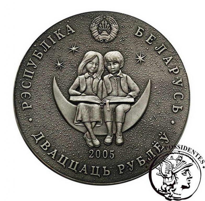 Białoruś 20 Rubli 2005 Królowa Śniegu st. 1