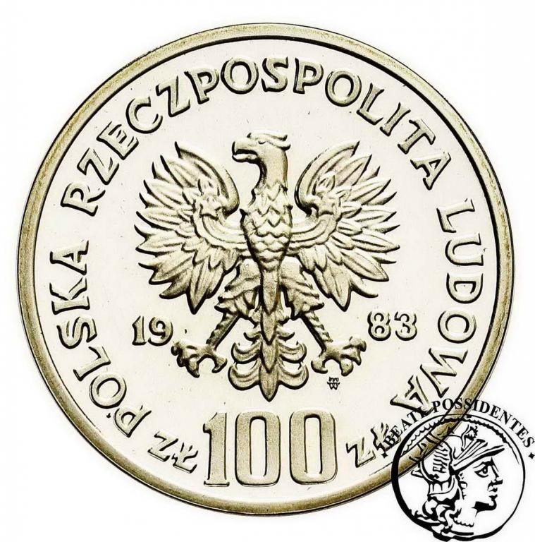100 złotych 1983 niedźwiedź st.L-