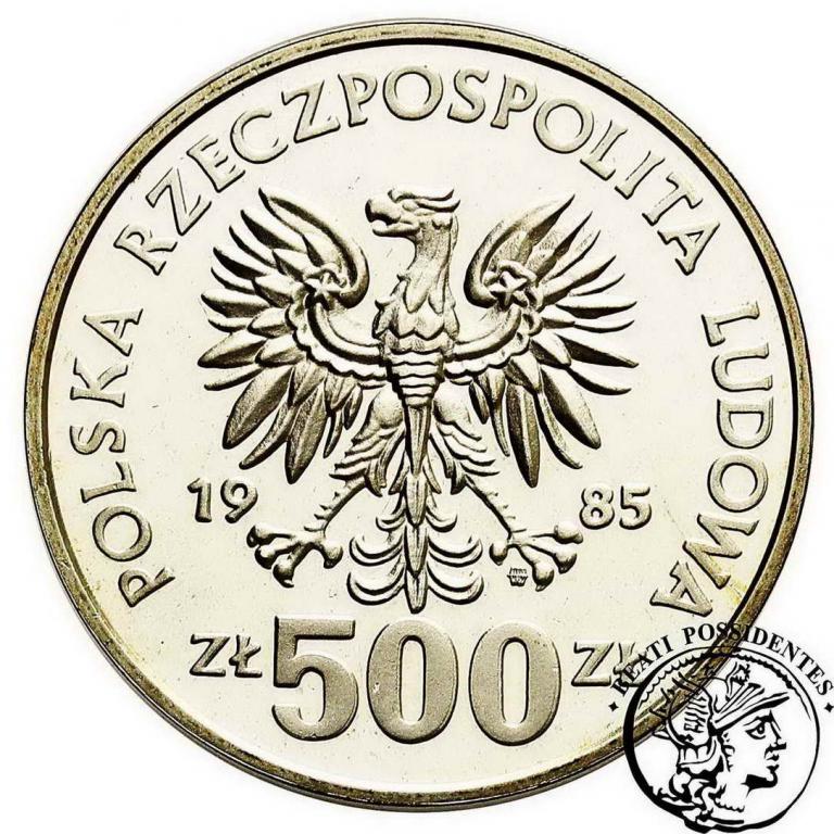 500 złotych 1985 wiewiórka st.L-