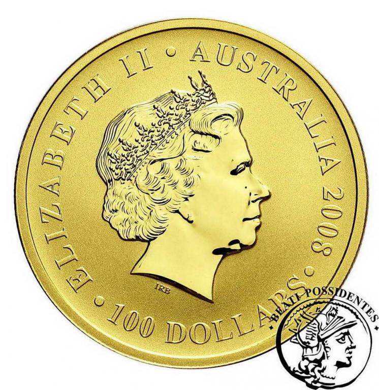 Australia 100 $ dolarów 2008 kangur st. 1