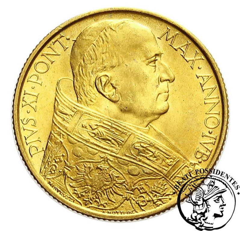 Watykan 100 Lirów 1933/34 Pius XI st. 1-