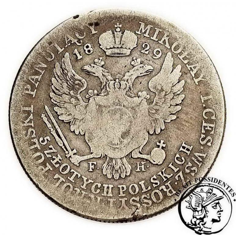 XIX w 5 złotych 1829 FH Mikołaj I st. 4