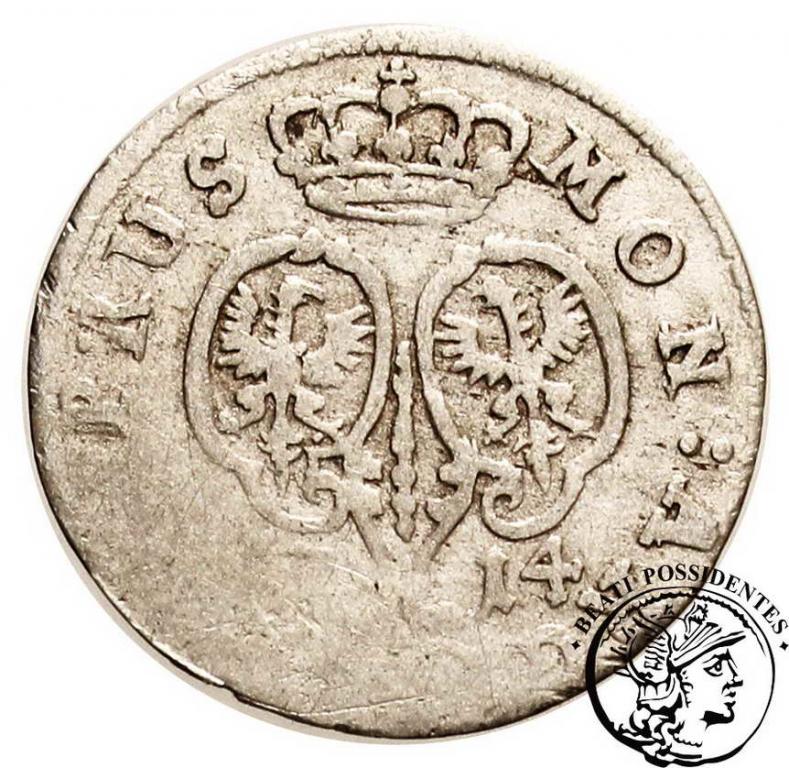 Niemcy Prusy 3 grosze 1714 st. 5