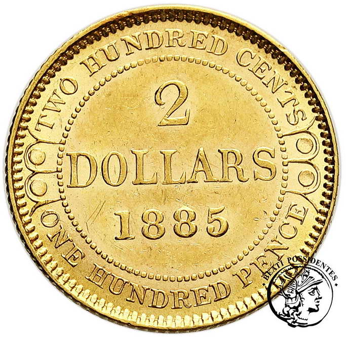 Kanada Nowa Funlandia 2 $ Dolary 1885 st.1-/2+