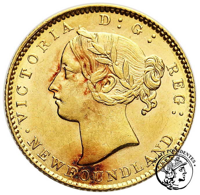 Kanada Nowa Funlandia 2 $ Dolary 1885 st.1-/2+