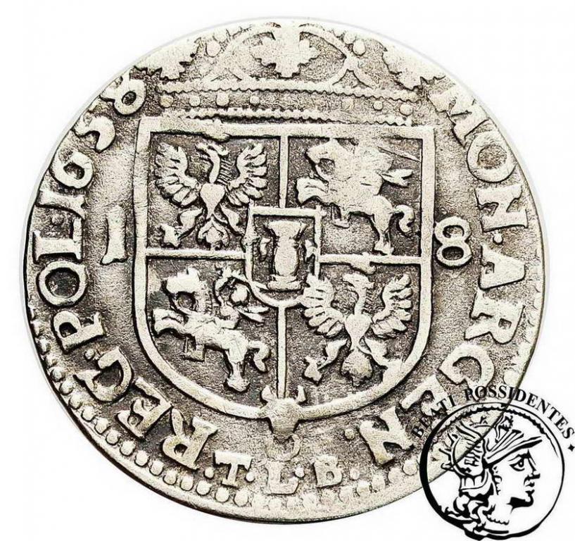 Jan II Kazimierz ort kor 1558 Kraków st. 3-
