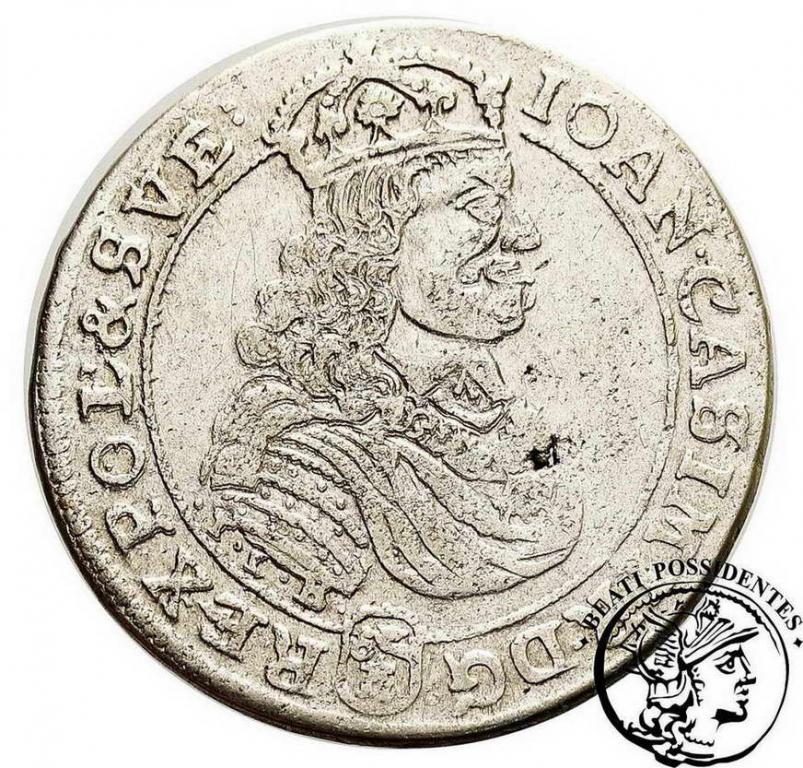 Jan II Kazimierz ort koronny 1668 Kraków st. 3