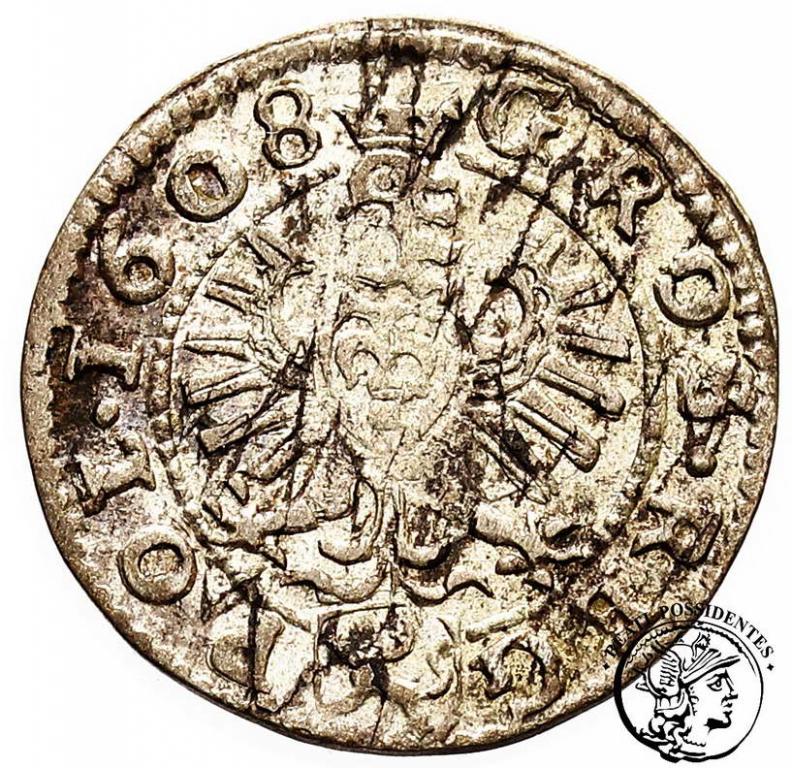 Zygmunt III Waza grosz koronny 1608 st. 2-