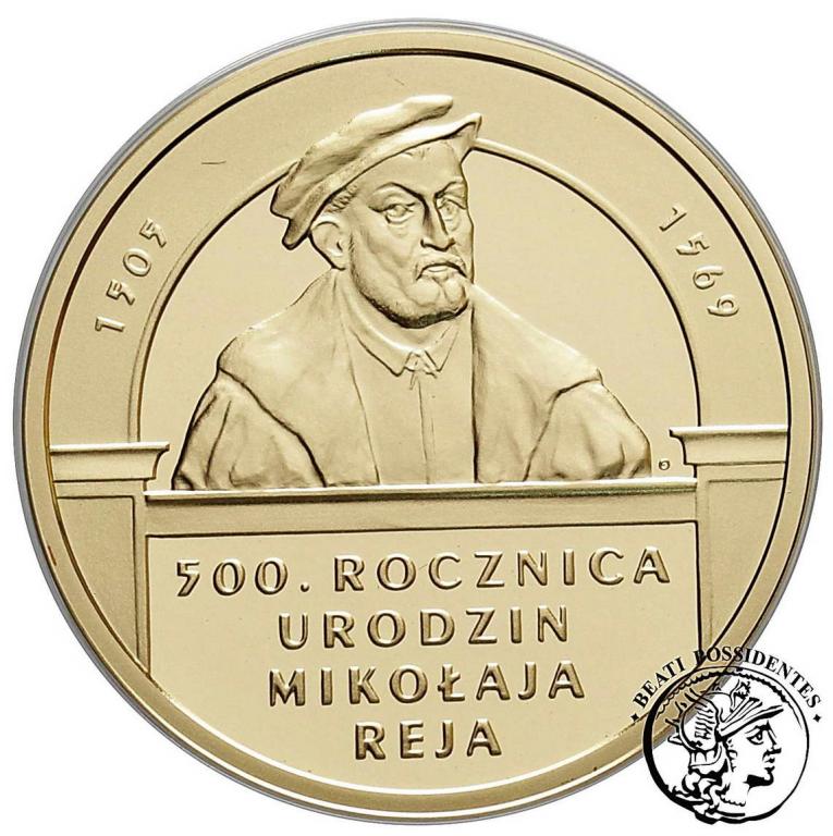 Polska III RP 200 zł 2005 Mikołaj Rej st.L