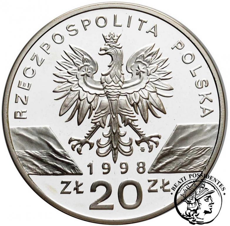 III RP 20 zł 1998 Ropucha Paskówka st. L