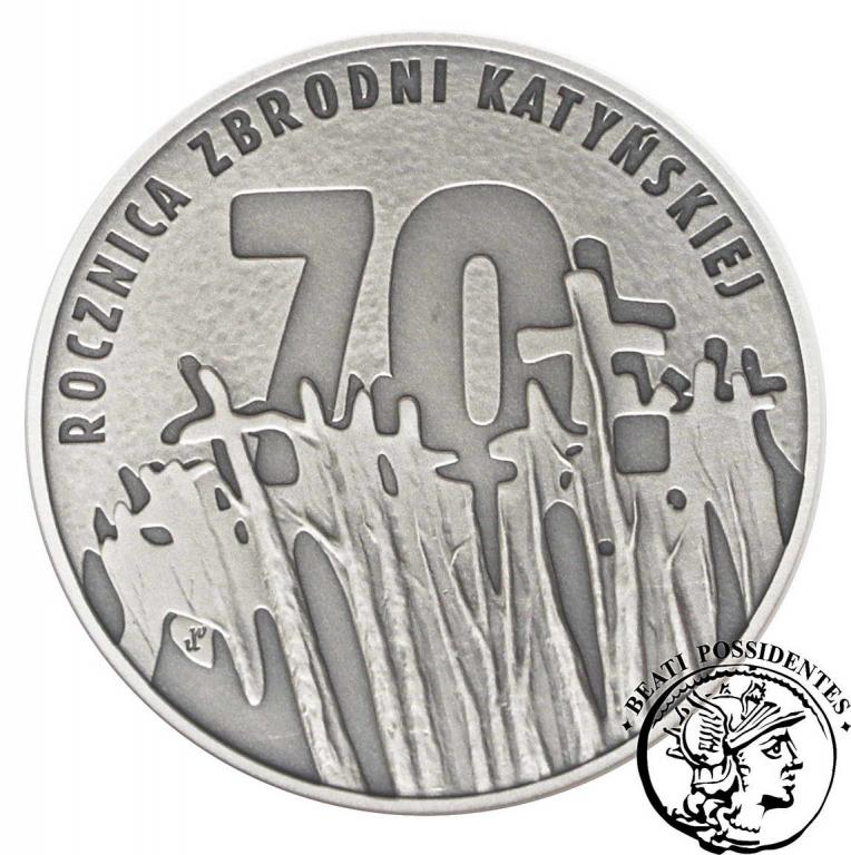 10 złotych 2010 Katyń PCG PR 70