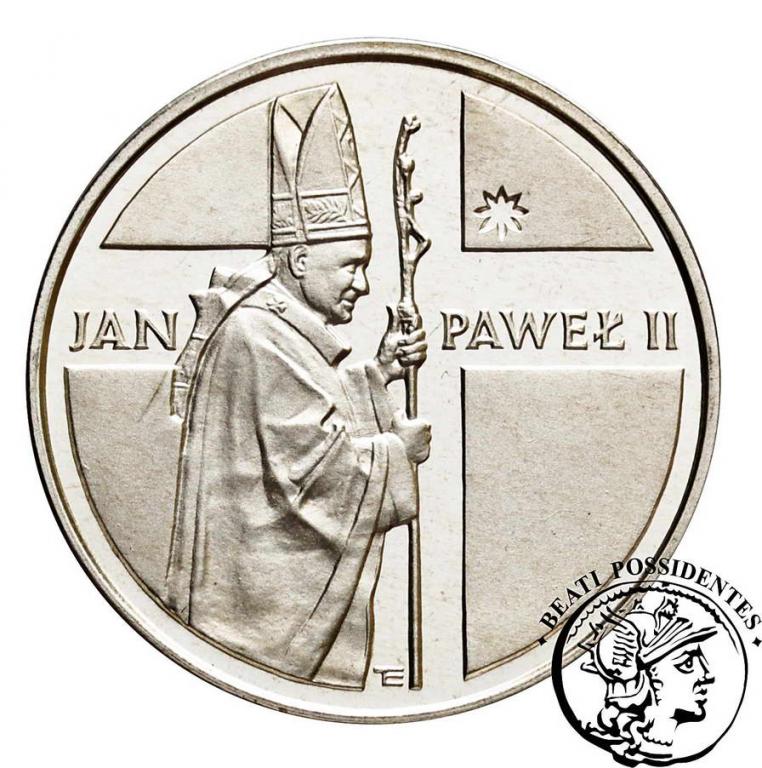 Papież 10 000 zł 1989 Pastorał -R- st. L/L-