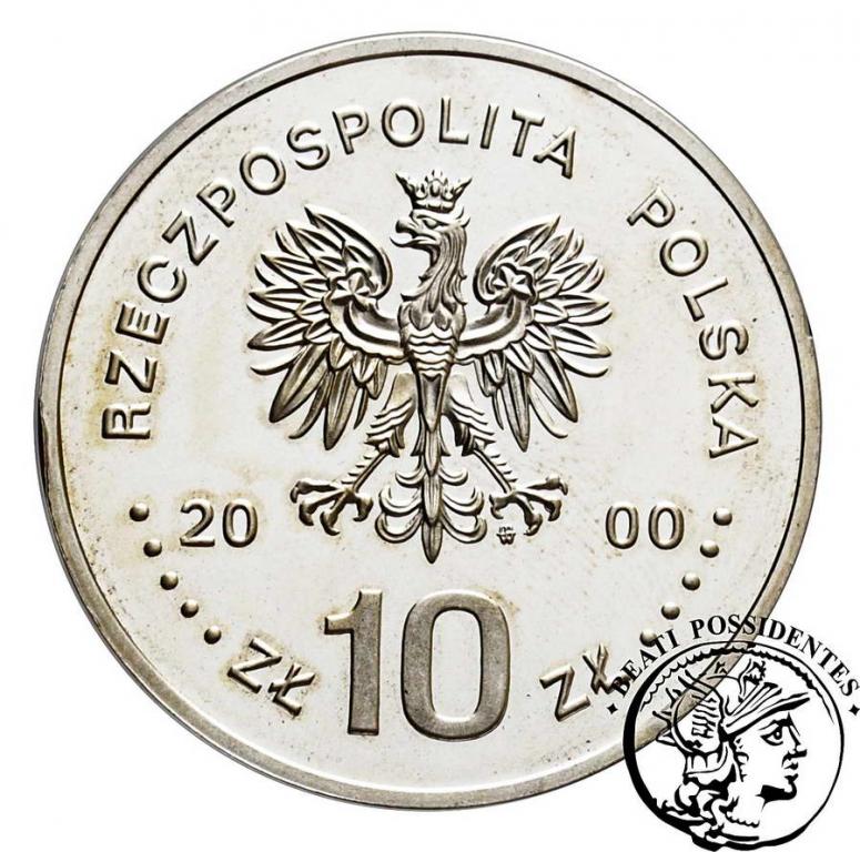 III RP 10 zł 2000 Jan Kazimierz popiersie st. L-