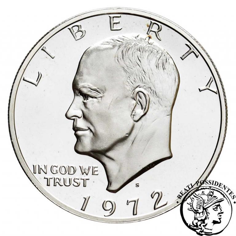 USA 1 $ dolar 1972 Liberty srebro st. L