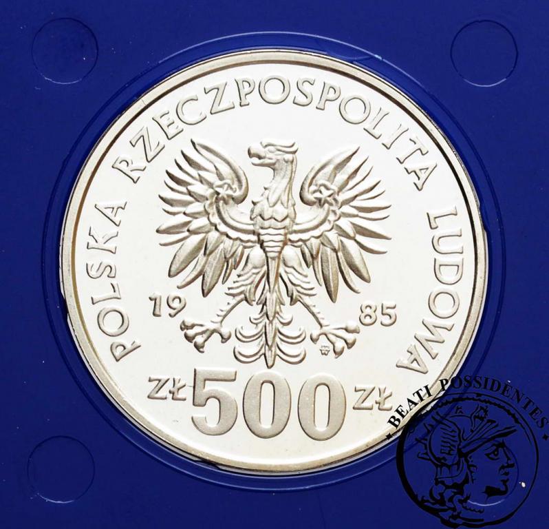 PRL 500 zł 1985 Wiewiórka st. L