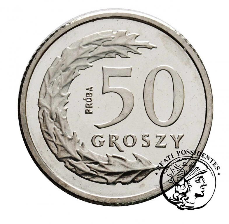 PRÓBA Nikiel 50 groszy 1990 st.L