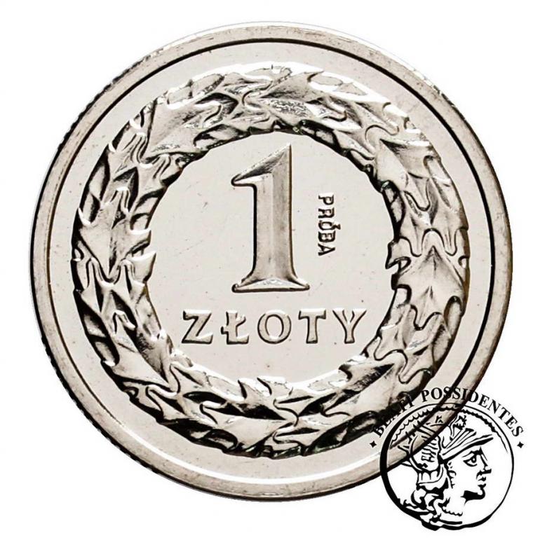 PRÓBA Nikiel 1 złoty 1990 st.L