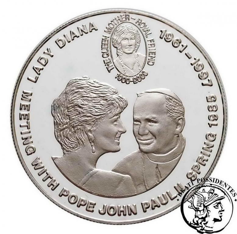 Kongo 5 franków 1997 Jan Paweł II st. L/L-
