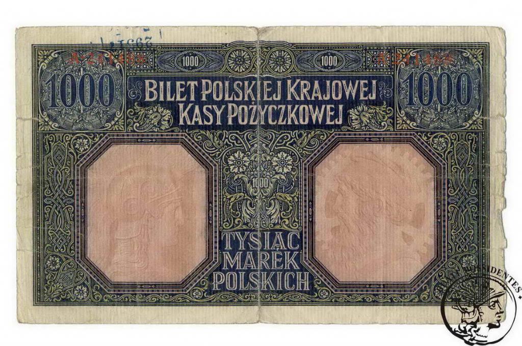 Polska 1000 złotych 1916 st. 5