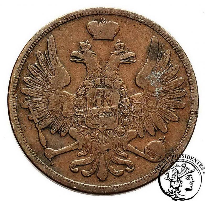 Polska 3 kopiejki 1858 BM Aleksander II st. 3