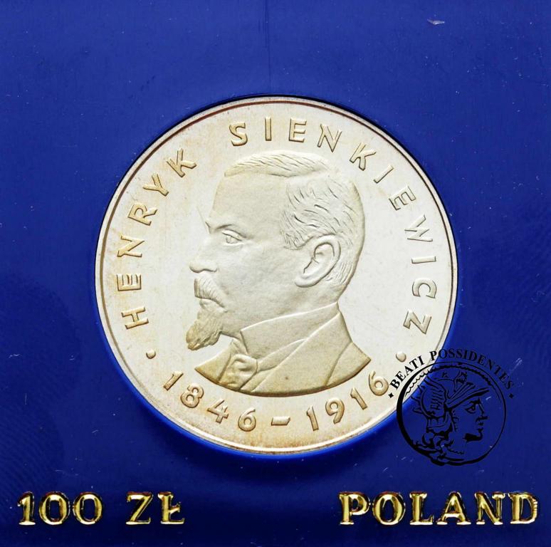 PRL 100 zł 1977 Sienkiewicz st. L