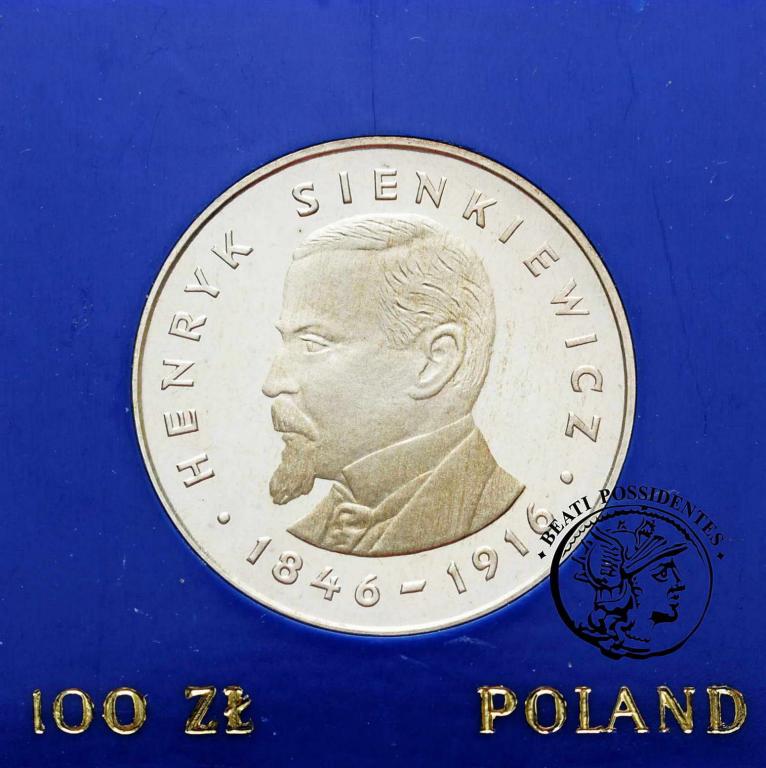 PRL 100 zł 1977 Sienkiewicz st. L
