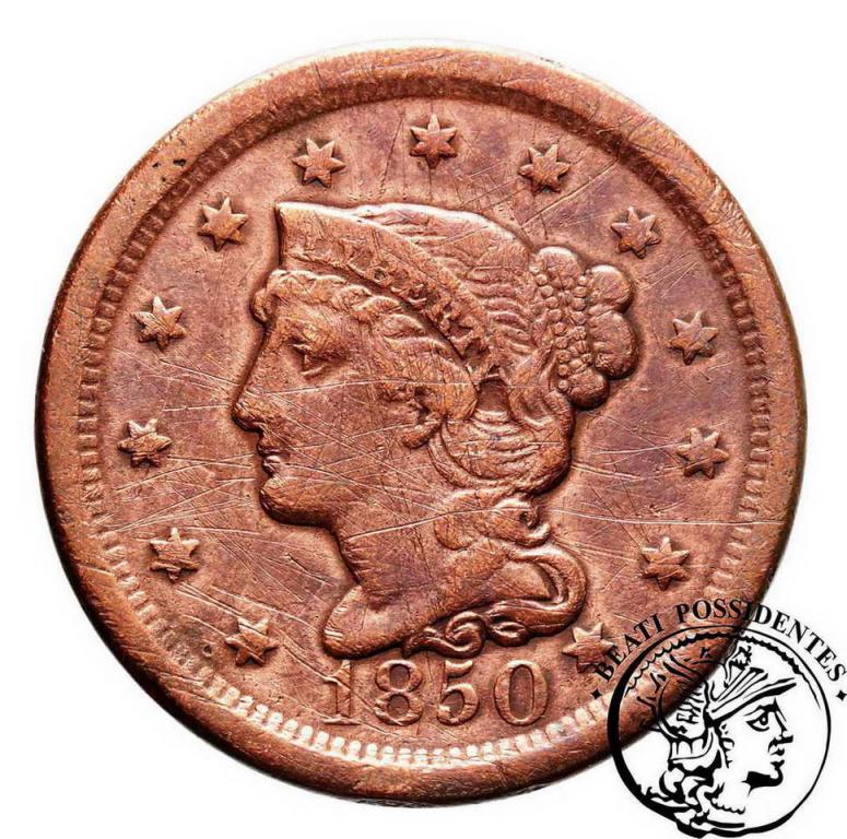 USA 1 Cent 1850 st.3-