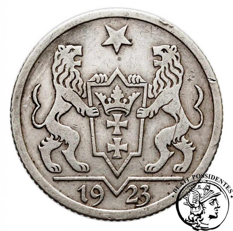 W.M. Gdańsk 1 Gulden 1923 st.3