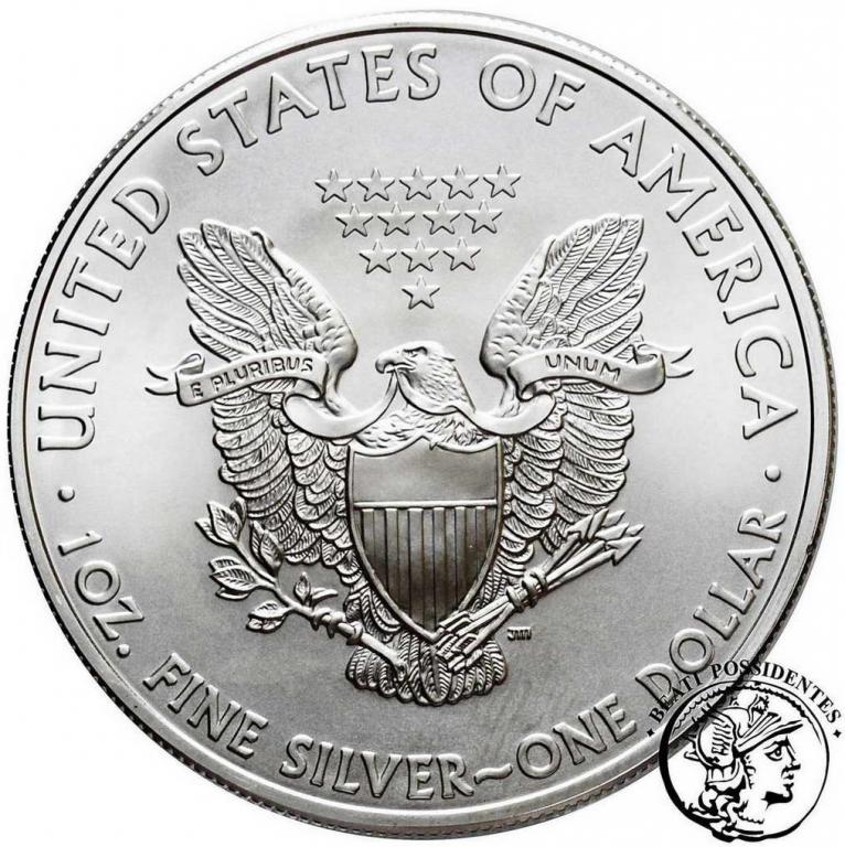 USA 1 $ Dolar 2010 1 oz Ag .999 st.1