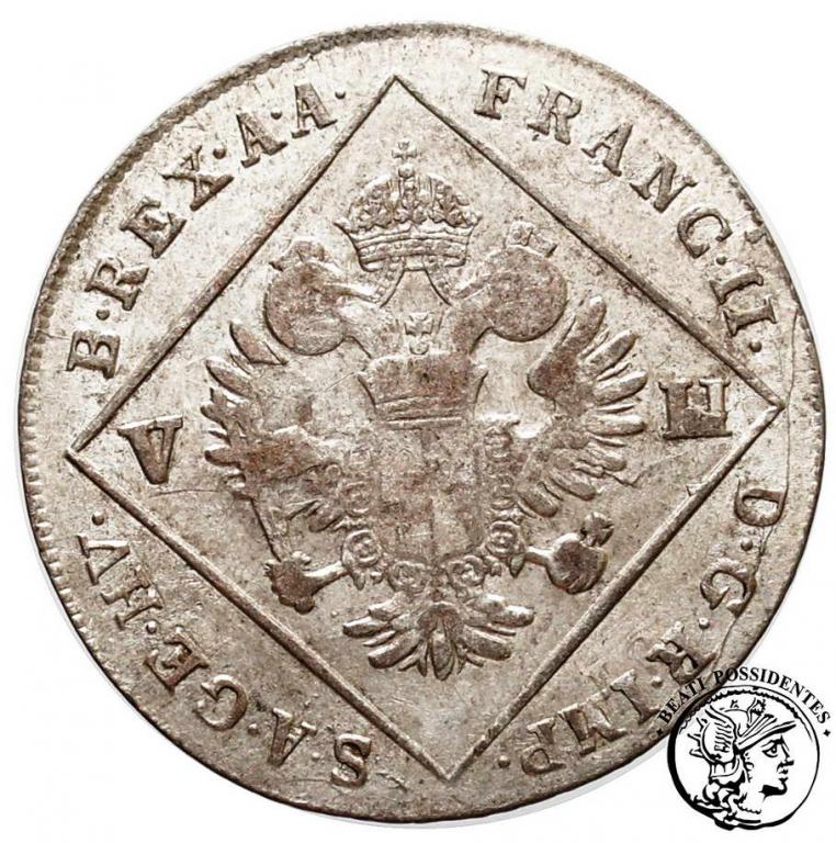 Austria 7 Krajcarów 1802 B st.3+
