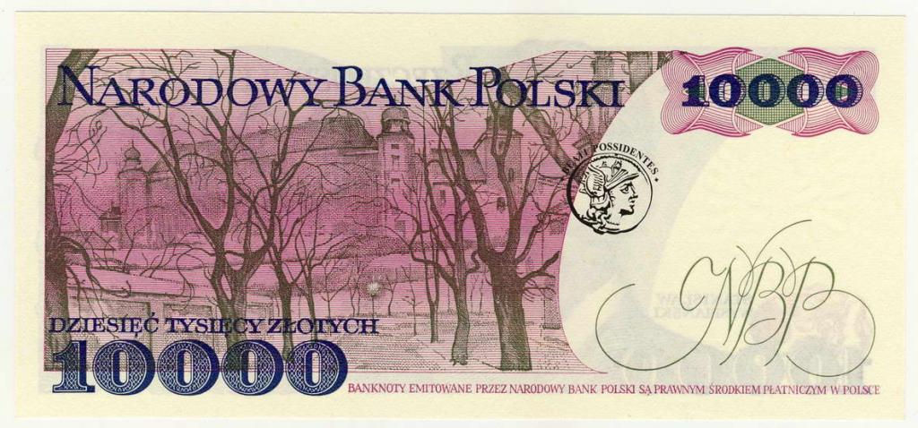 Polska 10 000 zlotych 1988 seria Y st.1