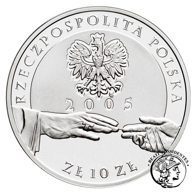 III RP 10 z 2005 Jan Paweł II platerowany st. L-