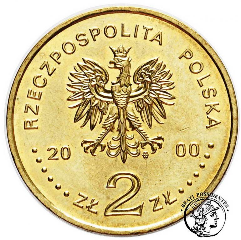 2 złote 2000 Jan Kazimierz st.2+